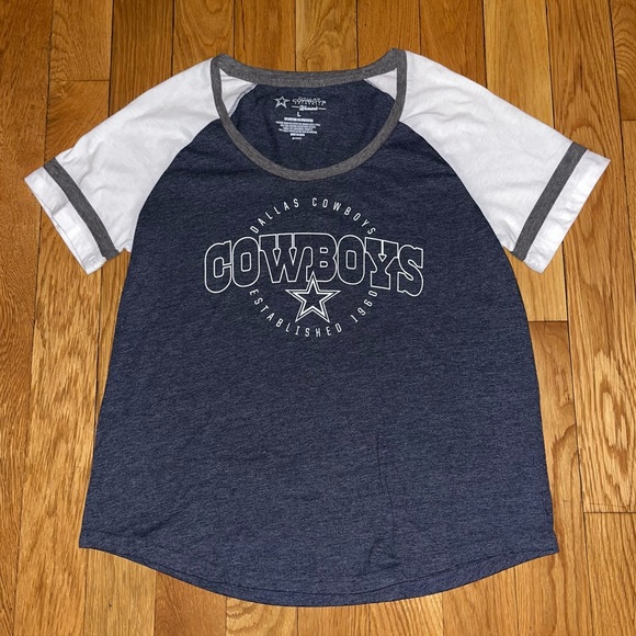 Dallas Cowboys Authentic Womens T Shirt NWOT A - Picture 1 of 4